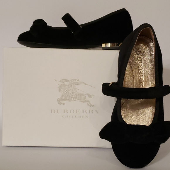 25 EU Burberry bow ballerina flats - Picture 1 of 5